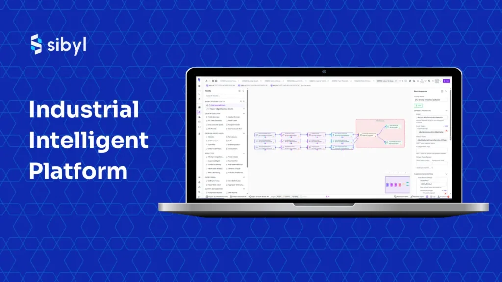 Screenshot of the user interface of Sibyl Industrial Intelligence Platform